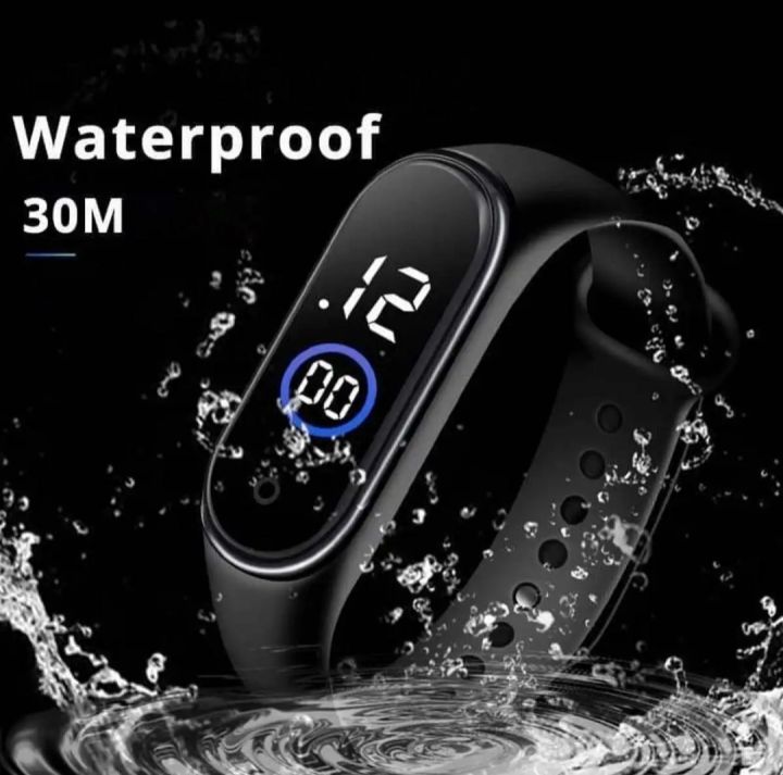 Sport LED Digital Watch Men Sport Watches Silicone Electronic Watch