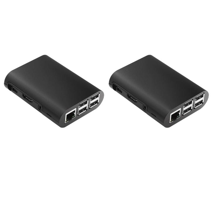 2X Case for Raspberry Pi 3 Model B, Pi 2 Model B & Pi B+4 Black