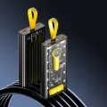 20000 mah Power Bank Fast Charging PD Transparent Power bank with Night Light and Cable Best Quality.