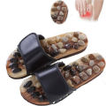 Acupressure Massage Slippers Reflexology Sandals with Natural Stone Therapeutic for Foot Massage.