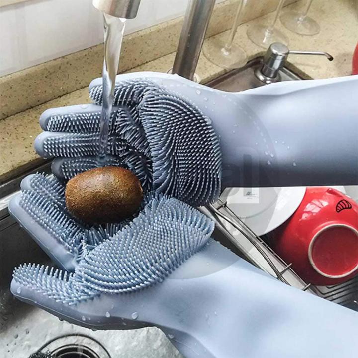 Silicone%20Dish%20Washing%20Kitchen%20Hand%20Gloves%20(One%20pair)%20-%20Image%202