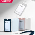 Deli ID Card Holder Detachable Multifunction ID Holder Sliding Card Holder PZ30. 