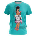 Game GTA T-Shirts Grand Theft Auto Vice City 3D Printed Men Women Fashion Oversized Short Sleeve T Shirt Kids Tees Tops Clothing. 