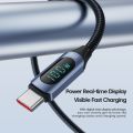 Toocki Type C to Type C Cable 100W PD Fast Charging Charger USB C to USB C Display Cable For Xiaomi POCO f3 Realme Macbook iPad. 