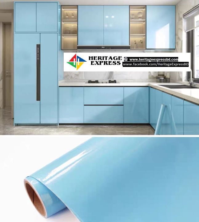 Heritage Express Premium Waterproof Stickers for Cabinets and Walls - Modern Home Decor Wall Decals, Colorful Non-Flammable Self-Adhesive Vinyl, 200cm x 61cm