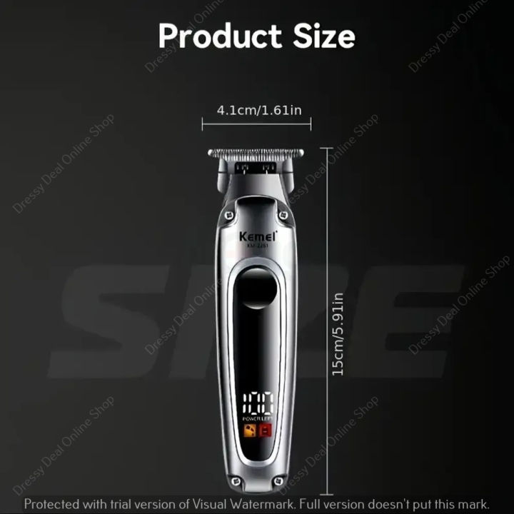 KEMEI%20KM-2261%20Hair%20Beard%20Shaver%20High%20Quality%20Professional%20Men's%20Trimmer%20-%20Image%204