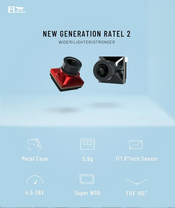 CADDX%20Ratel%202%20FPV%20Camera%20for%20FPV%20Racing%20Drone%20-%20Image%203