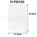 Clear (45" X27") 10PCS Trash Bag / Poly Bag / Garbage Bag / Moyla Felar Bag / Polibag. 