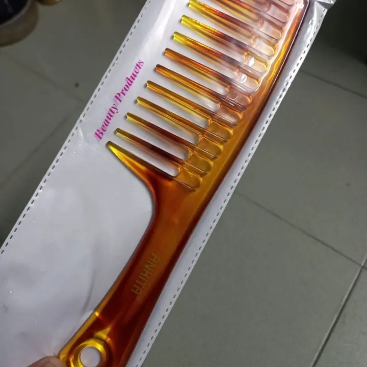 INDIAN%20WIDE%20Distance%20Teeth%20ANKITA%20Hair%20COMBS%20Premium%20Quality%20Beauty%20Products%20Plastic%20Handle%20With%20Hair%20Brush%20Fashionable%20Plastic%20Hairbrush%20For%20Women%20Long%20Hair%20Chiruni%20-%20Image%203