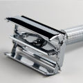 Classic Razor handle Precise Men's Barber Straight razor holder Safety Stainless steel Shaving face razor  for Professional barber Personal grooming Straight razor shaving Shaving salon Men's grooming tools Home grooming Straight razor enthusiasts Smooth. 