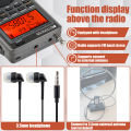 Retekess TR110 Portable SSB Shortwave Radio Full Band Radio MW FM Shortwave Airband CB NOAA Weather Alert FM Stereo Clock Sleep Timer 1000 Preset Stations.