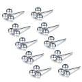 1Pc/Lot ASTM F136 Implant Titanium Push In Threadless Labret Lip Ear Piercing Kits Push Pin Replacement Helix Stud Nose Earring. 