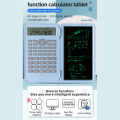 Scientific Calculator with Erasable Writing Board 240 Functions 2 Line LCD Display Foldable Financial Math Calculator minghao. 