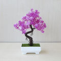 Artificial Plants Bonsai Small Tree Pot Fake Plant Flowers Potted Ornaments For Home Room Table Decoration Hotel Garden Decor Eatop. 