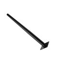 Furniture Cabinet Legs Metal Table Vanity Support Feet Black Tapered Stainless Steel. 