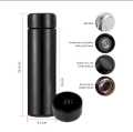 Smart LED Temperature Display Thermos Flask 500ml | Touch Screen Temperature Bottle | Leak Proof Thermal Flask – Double Wall Stainless Steel Insulated Water Bottle for Hot & Cold Drinks | Vacuum Office & Travel Coffee, Tea, and Water Mug.