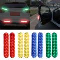 【Mary DAI Store】2pcs / Set Universal Car Warning Stickers Car Bumper Reflective Stickers Car Shape Reflective Stickers.