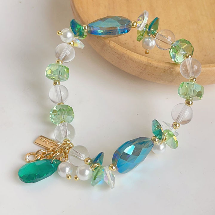 Sparkling%20Natural%20Stone%20Beaded%20Bracelets%20for%20Women%20Crystal%20Stone%20Shiny%20Charm%20Bracelet%20Colorful%20Crystal%20Rhinestone%20Bracelet%20-%20Image%202