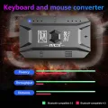 M1 Pro Keyboard Mouse Converter Gamepad PUBG Mobile Controller Gaming Keyboard and Mouse Adapter Bluetooth 5.0 for Android IOS. 