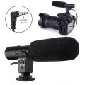 3.5mm Jack DC/DV Stereo Microphone MIC for Camera Nikon D7000 D300s D5100 D5300 D3300 D3200.