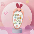 Baby Phone Toy Music Sound Telephone Sleeping Toys With Teether Simulation Phone Kids Infant Early Educational Toy Kids Gifts.