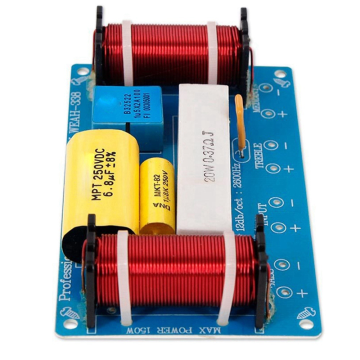 1 PCS Plastic 120W High Middle Low 3-Way Audio Divider Hifi High Fidelity Divider Filter