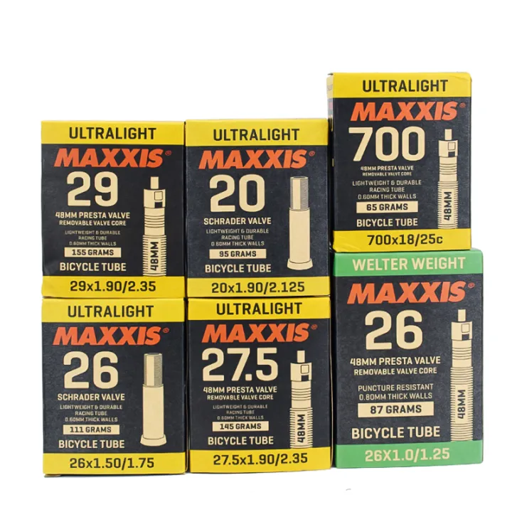 1pc%20Ultralight%20MAXXIS%2026%20Bicycle%20Inner%20Tube%20All%20Size16%2020%2026%2027.5%2029%20AV%20FV%20Presta%20Stab%20Blow%20Proof%20MTB%20Road%20Bike%20Tube%20Camera%20Tire%20-%20Image%202