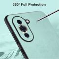 For Huawei Nova 10 Case 360 Degrees Protection Leather Soft Border Anti-fingerprint Color Blocking Design For Huawei Nova 10 Back Cover.