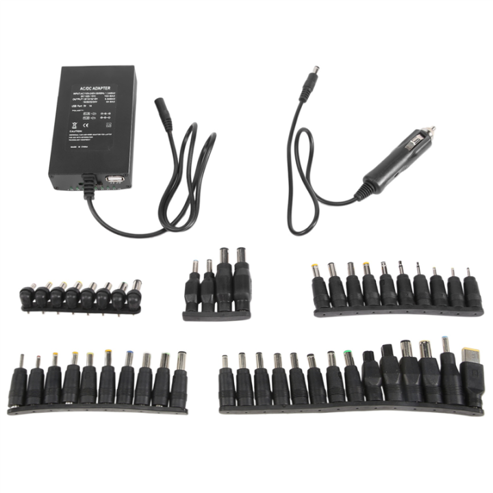 Universal 12V-24V AC Adapter Adjustable Car Home Charger