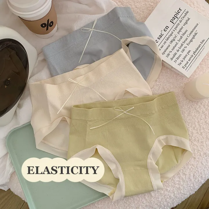 3%20pieces%20Sweet%20Beauty%20panties%20Cotton%20Crotch%20Women%20Mid%20Waist%20Triangle%20Pants%20Thin%20Breathable%20Soft%20Hip%20Lifting%20and%20Belly%20Tightening%20panties%20-%20Image%202
