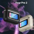 ANC Wireless Earphones Colorful LED Screen TWS Earbuds Touch Active Noise Cancelling Bluetooth Headphones Sports Headset.