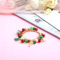 Bell embellished Christmas bracelet Charming Christmas-themed Adjustable Adjustable bracelet  adorned Cute bracelet for Holiday jewelry Christmas gift Festive accessory Women's fashion Party wear. 