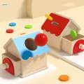 Developmental Ball Drop Toy Montessori Toys with Drawer Montessori Sensory Toys Educational Toy Object Permanence Box Toys Intelligence Toy. 