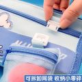 Canvas Pen Bag Large Capacity Girl ins Japanese Style Stationery Box Popular Student Stationery Storage Pencil Box. 