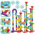 DIY Track Blocks Construction Marble Run Race Track Building Blocks Kids 3D Maze Toys Children ChristGift. 