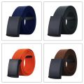 MaiKun Belt Canvas Men’s Belts Metal Slider Buckle Belts For Men Male Military Tactical Strap for Pants Jeans.