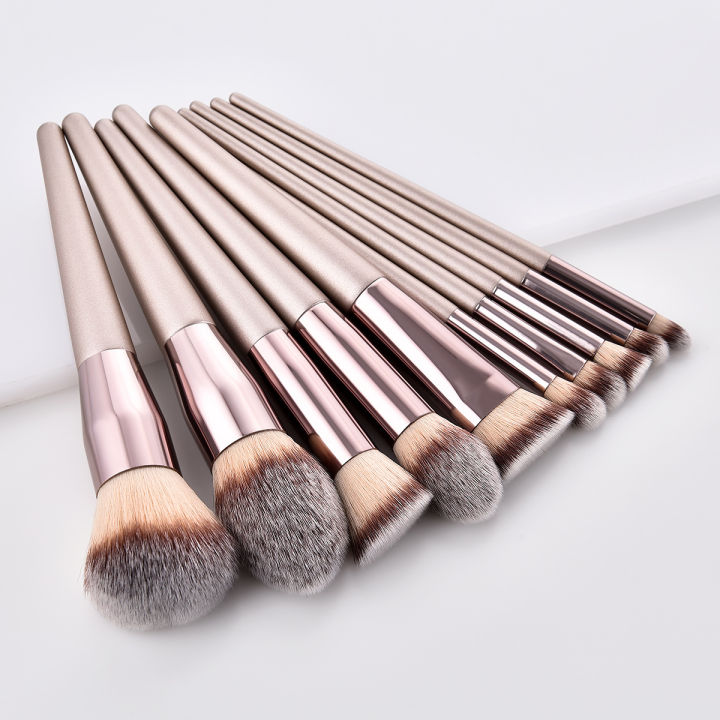 4/10Pcs Makeup Brushes Set For Cosmetic Foundation Powder Blush