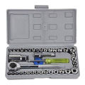 40 in 1 Pcs Tool Kit & Screwdriver and Socket Set Automobile Tool Box Set. 