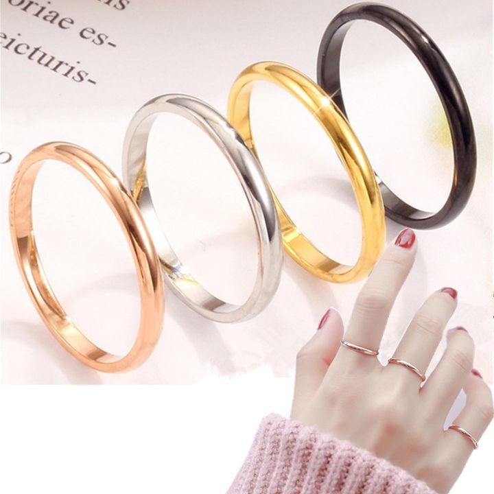 Fashion%20Simple%202mm%20Stainless%20Steel%20%20Ladies%20Smooth%20Fine%20Thin%20Finger%20Ring%20-%20Image%208