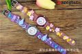 【Hot New Release】 3d Children' Cartoon Jelly Flah Pink Flamingo ilicone Writ Watch Waterproof Flower Tranparent Girl Watch. 