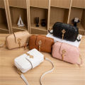 Women PU leather print Tassel Crossbody bags for girls fashion casual solid shoulder bag. 