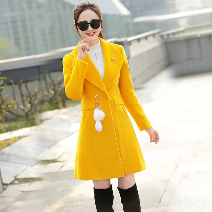 2024%20New%20Autumn%20Winter%20Woolen%20Coat%20Female%20Medium%20Length%20Casua%20Loose%20Women%20Woolen%20Jacket%20Slim%20Lady%20Clothing%20Women's%20Coats%20Overcoa%20-%20Image%204