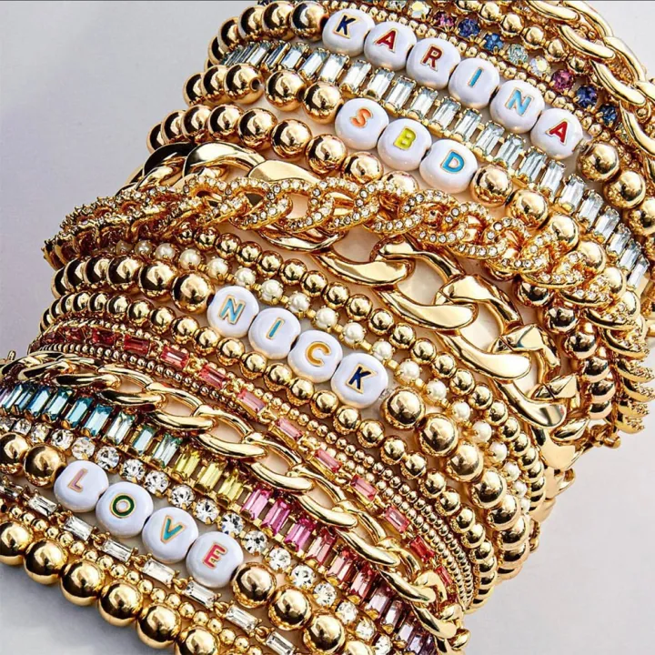 %E3%80%90TianYu%20Mall%E3%80%91Bohemia%20Shiny%20Crystal%20Female%20Handmade%20Beaded%20Statement%20Bracelets%20for%20Women%20Gold%20Color%20Hand%20Link%20-%20Image%202