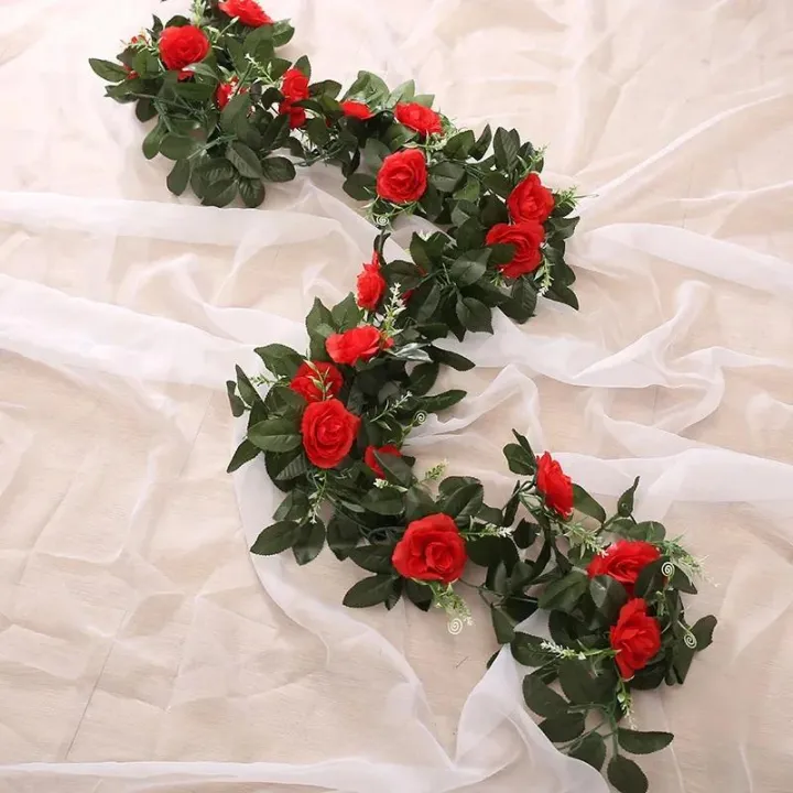 Vine%20Hanging%20Silk%20Artificial%20Rose%20Flowers%20for%20Wall%20Christmas%20Rattan%20Plants%20Leaves%20Garland%20Romantic%20Wedding%20Home%20Decoration%20-%20Image%203