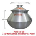 Pakistani Alusafe 23x16cm Pure Aluminium Cookware Bone(Patil) With Aluminium Lid. Patil,Hari,Vater Patil, Rice Hari With Lid.Gift And Home Decoration. Model:R05..