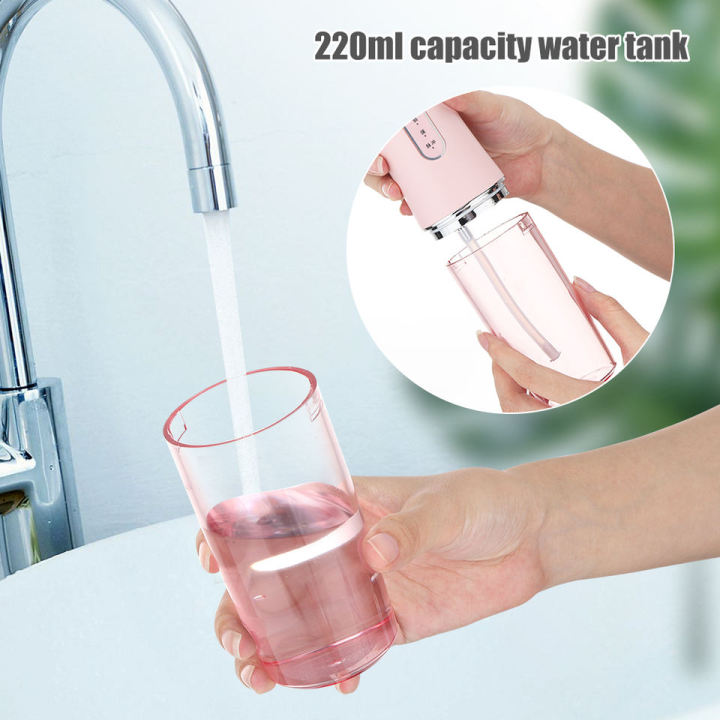 Portable%20Dental%20Water%20Flosser%20Oral%20Irrigator%20USB%20Rechargeable%20Water%20Floss%20Jet%20Tooth%20Pick%204%20Tips%20220ml%20Mouth%20washing%20machine%20-%20Image%203