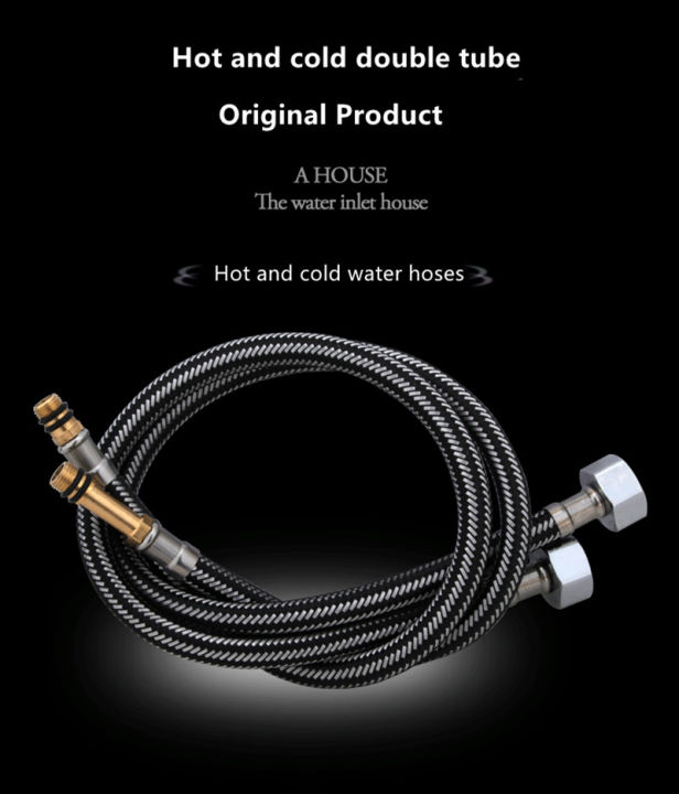 Faucet%20Hoses%20304%20Stainless%20Steel%20Hot%20Cold%20Water%20Mixer%20Tap%20Hoses%20Flexible%20Burst%20Proof%20Bathroom%20Basin%20Kitchen%20Sink%20(SET%20OF%202)%20Hose%20Connector%20Hose%20Pipe%20-%20Image%205