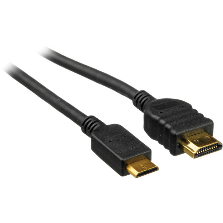 Mini HDMI to HDMI (1.5 meter) Gold-plated TV Cable