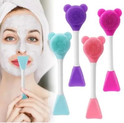 1Pcs%20Double%20Head%20Facial%20Mask%20Brush%20Silicone%20Bear%20Applicator%20Spoon%20Spatula%20Stirring%20Stick%20Women%20Skin%20Face%20Cleansing%20Care%20Home%20Makeup%20Tools%20-%20Image%202