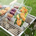 Best features Stainless Steel Edging Barbecue Net BBQ Grill Grates Grid Wire Mesh Net barbecue Clip Tool Plain Weave For Camping, Travel and Party.